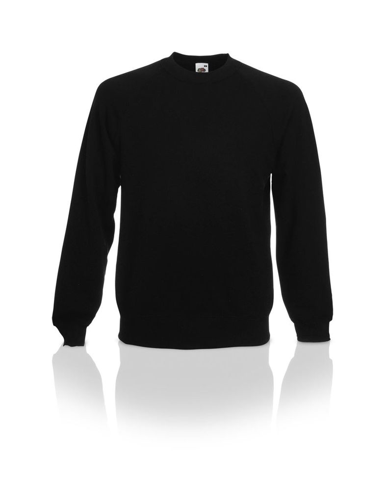 Пуловер Raglan, цвет черный  размер 7-8