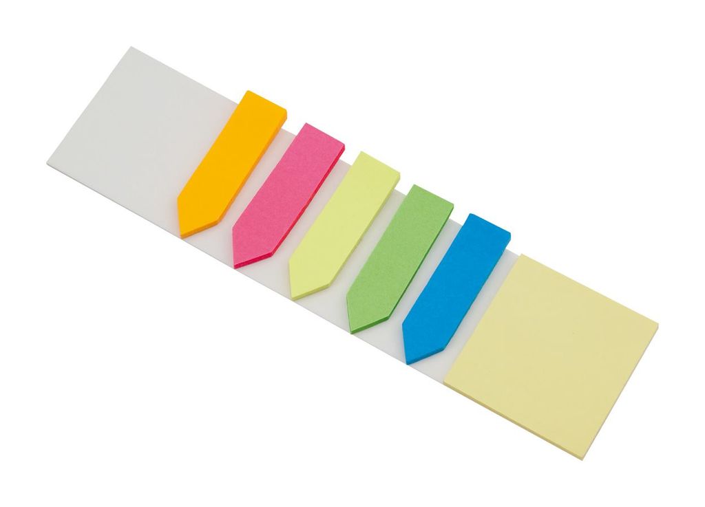 Блокнот з самоклейкими аркушами Nolar, колір багатобарвний