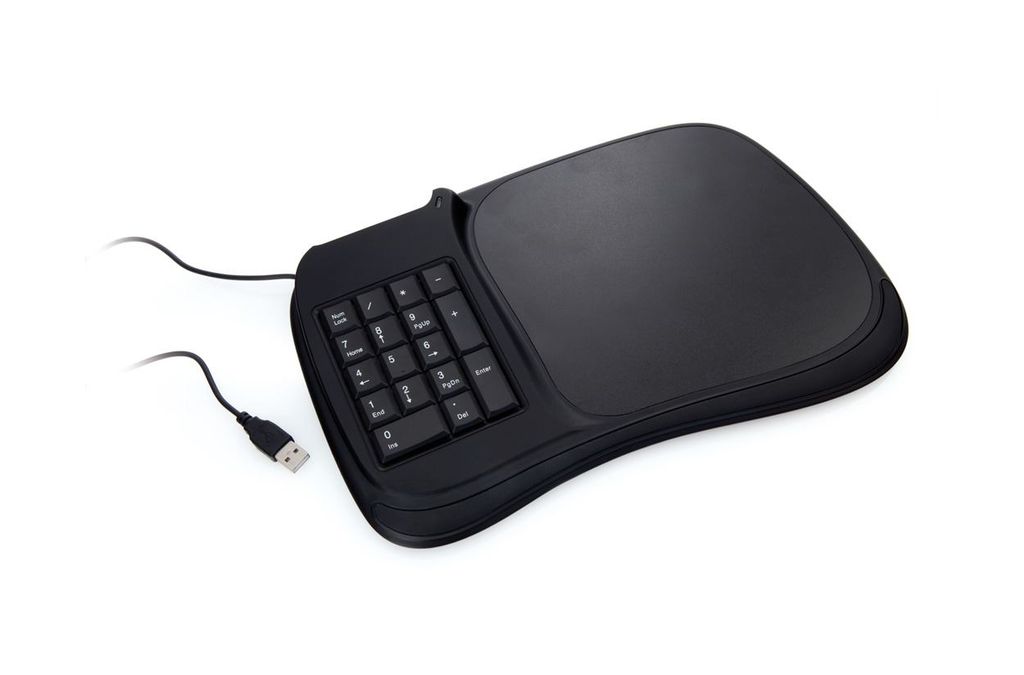 Килимок для миші-клавіатура Negu, колір чорний