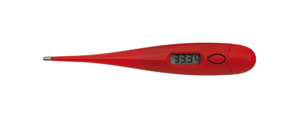 Термометр цифровой Kelvin, цвет красный