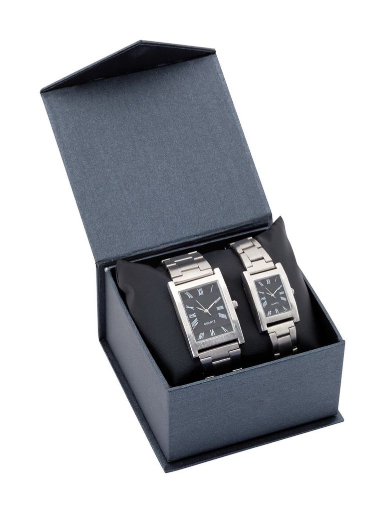 Годинник в наборі Belo, колір сріблястий
