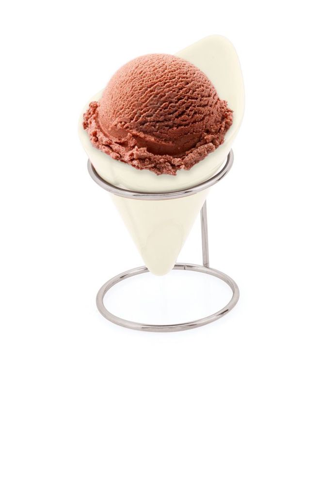 Чашка для морозива Teurus, колір білий