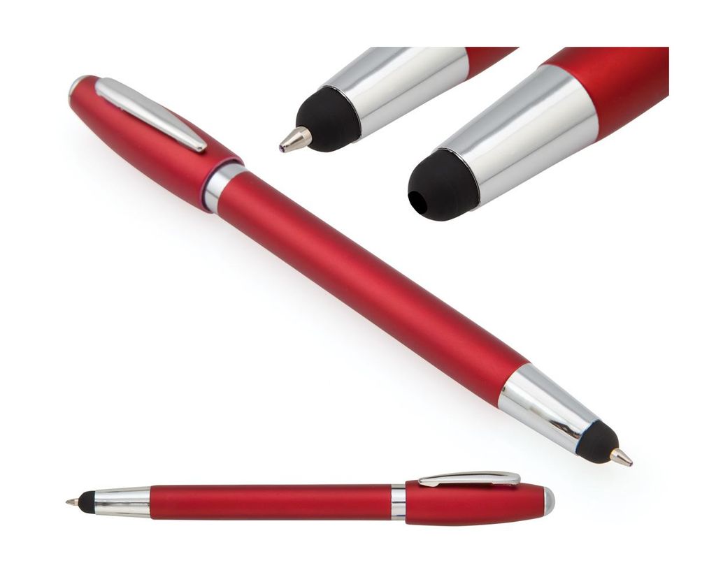 Ручка-стилус шариковая Sury, цвет красный