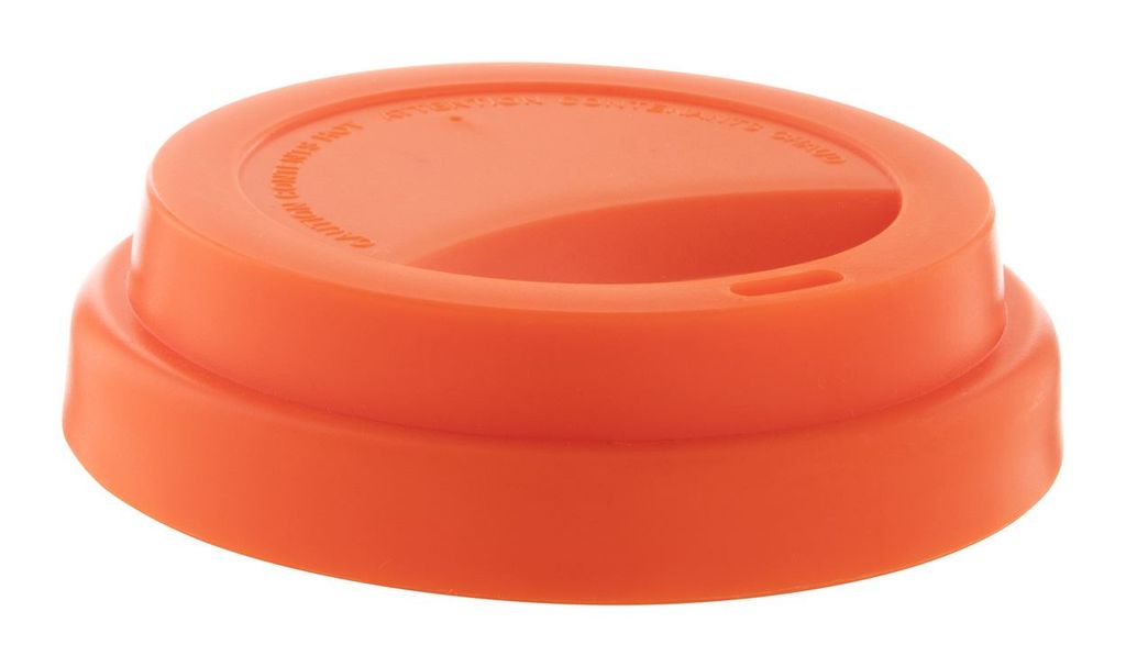 Термокружка індивідуальна CreaCup Mini, з кришкою, колір помаранчевий