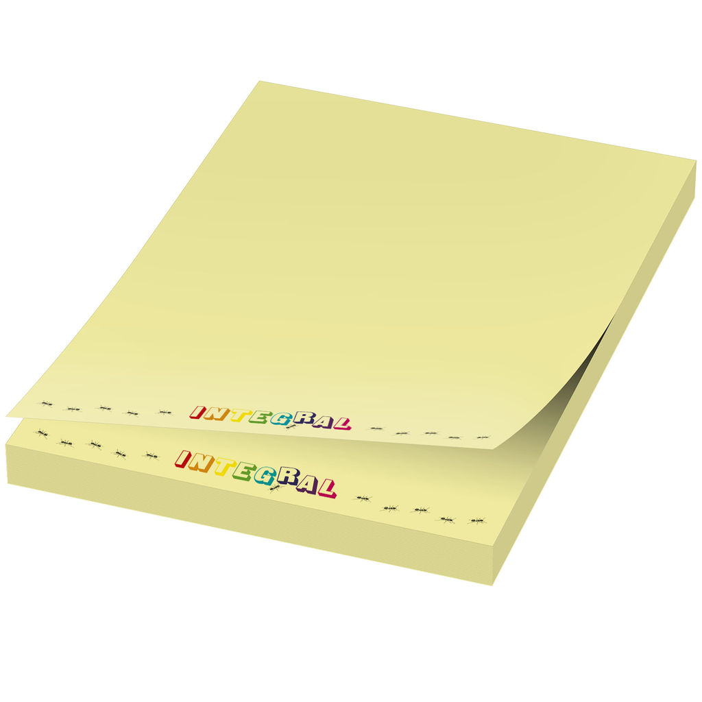 Бумага для заметок Sticky-Mate  50х75, цвет светло-желтый