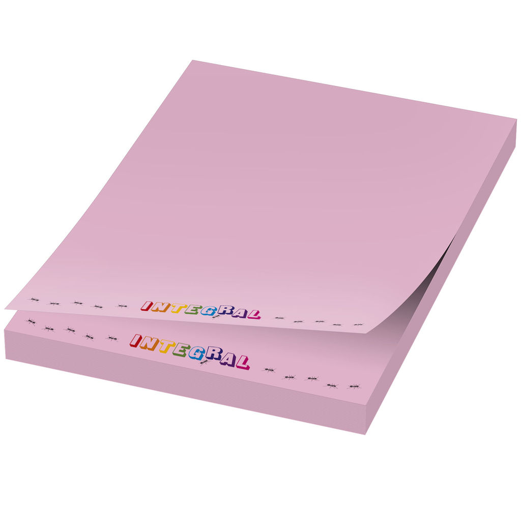 Бумага для заметок Sticky-Mate  50х75, колір світло-рожевий