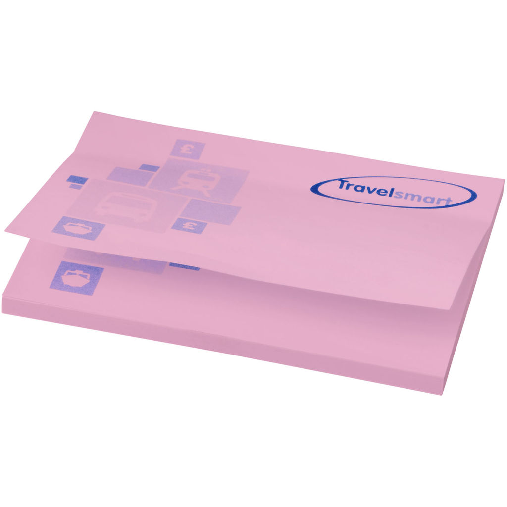 Бумага для заметок Sticky-Mate  100x75, колір світло-рожевий