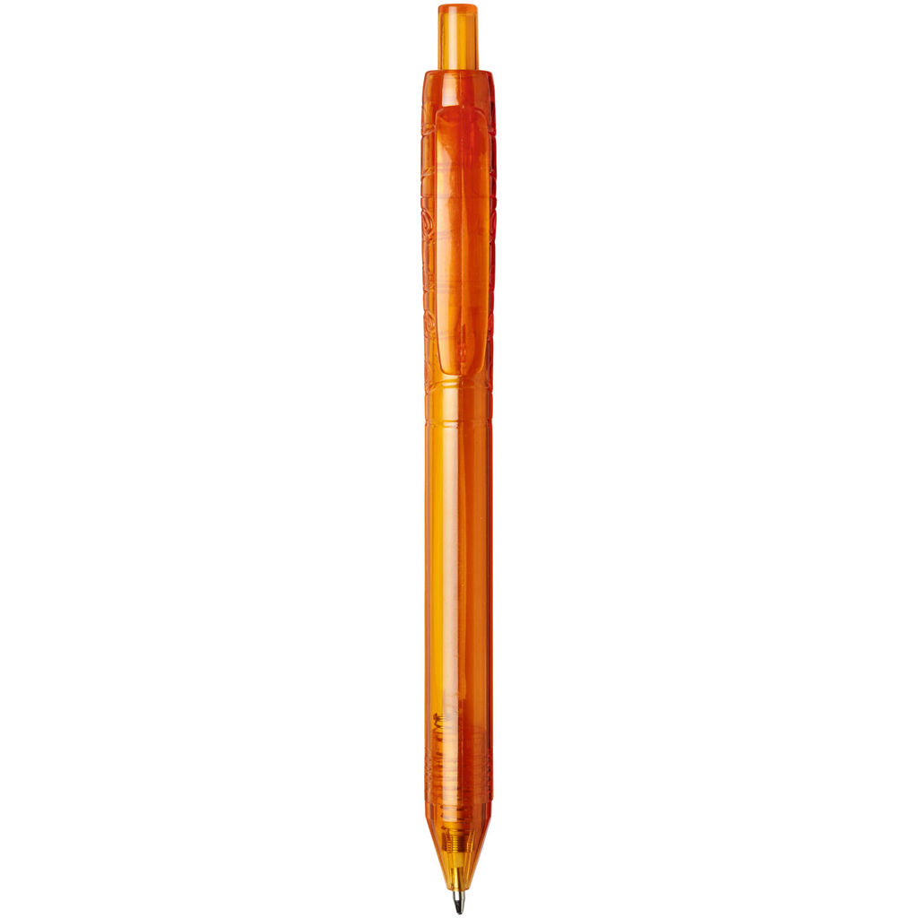 Ручка кулькова Vancouver , колір помаранчевий прозорий