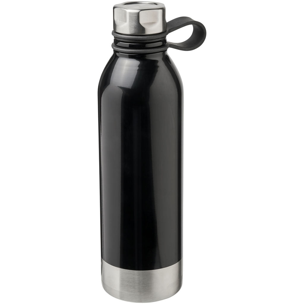 Пляшка спортивна Perth , колір суцільний чорний