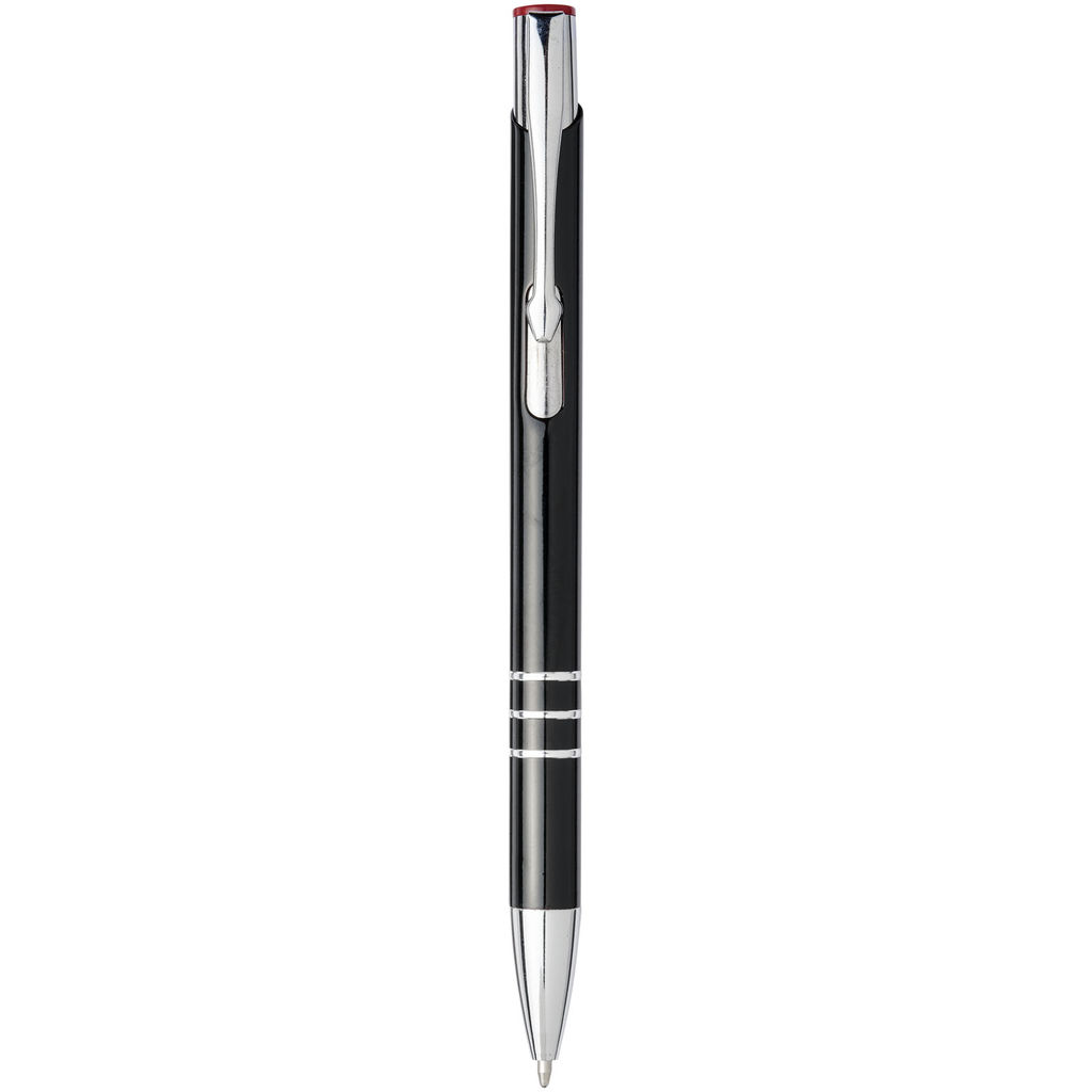 Ручка шариковая Moneta , цвет сплошной черный, красный
