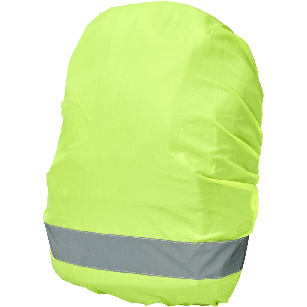 Світловідбиваючий і водонепроникний чохол для рюкзака William, колір неоново-жовтий