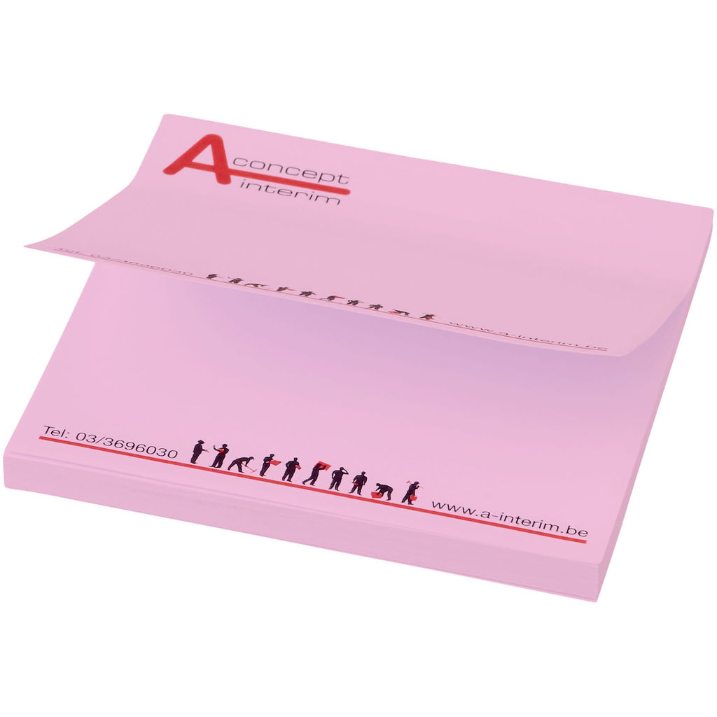 Бумага для заметок Sticky-Mate  100x100, цвет светло-розовый