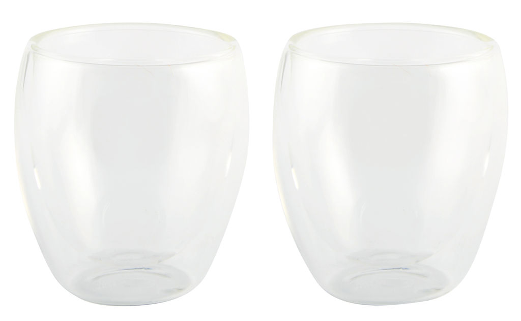 Склянки з подвійними стінками DRINK LINE, колір прозорий