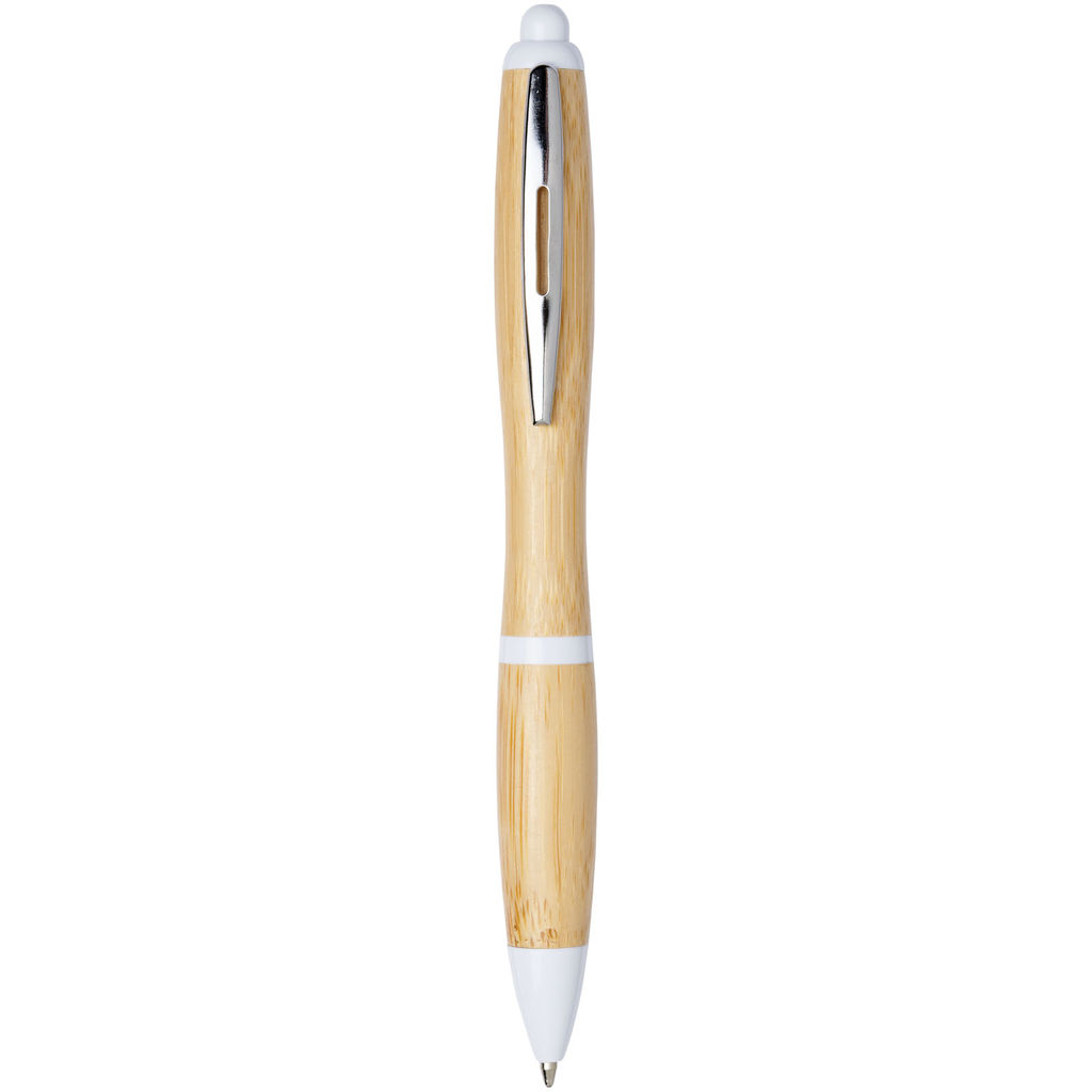 Ручка кулькова Nash , колір натуральний, білий