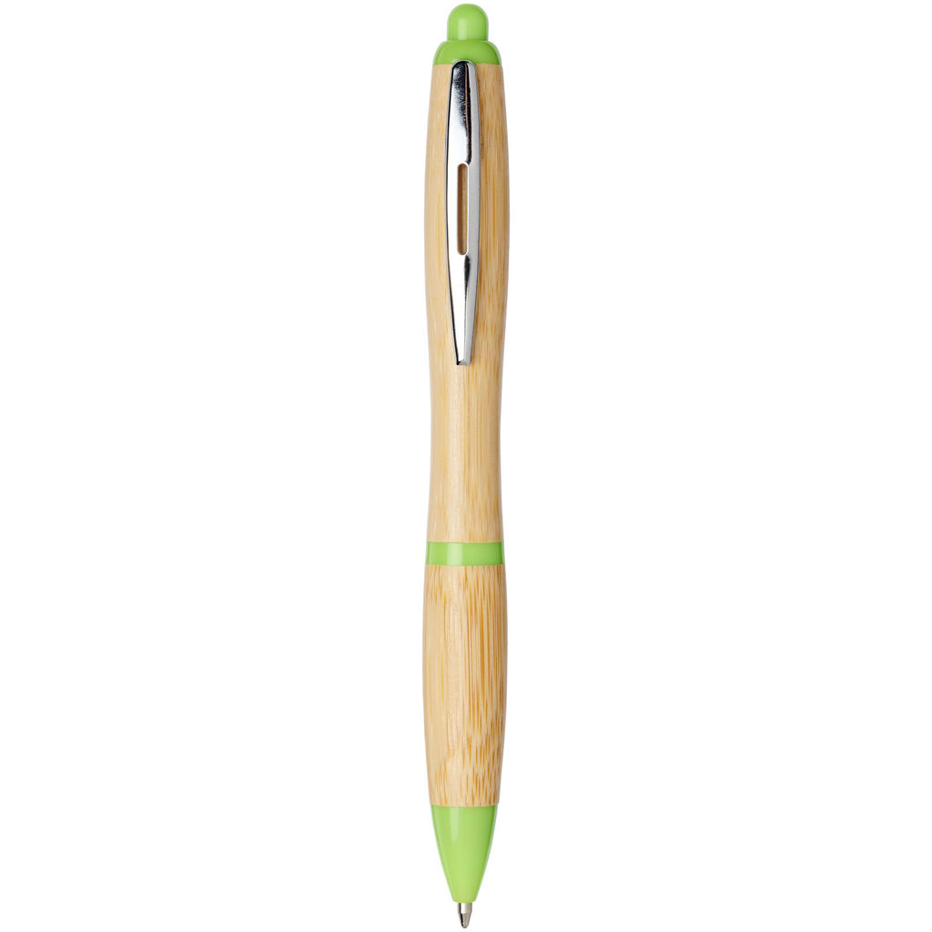 Ручка шариковая Nash , цвет натуральный, зеленый