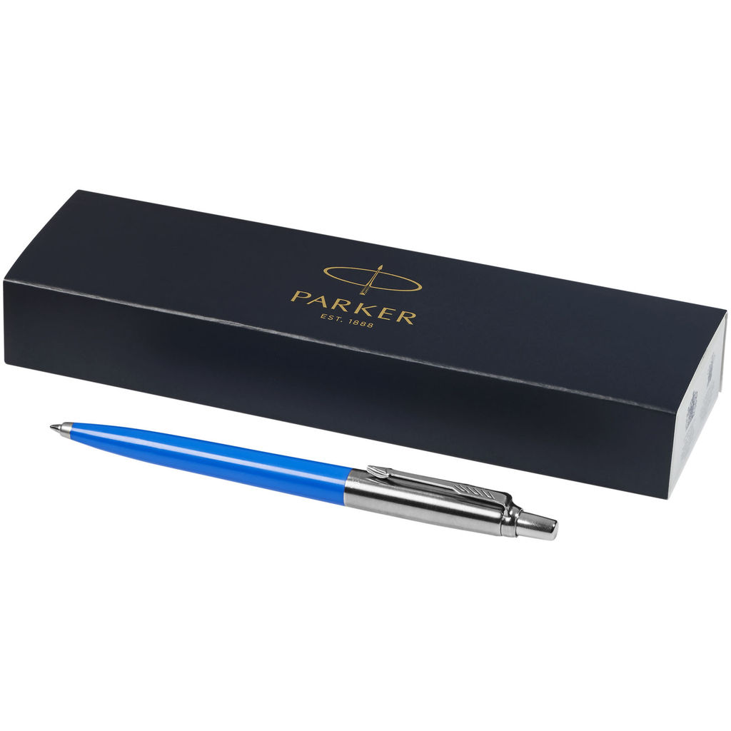 Ручка кулькова Jotter, колір яскраво-синій, сріблястий