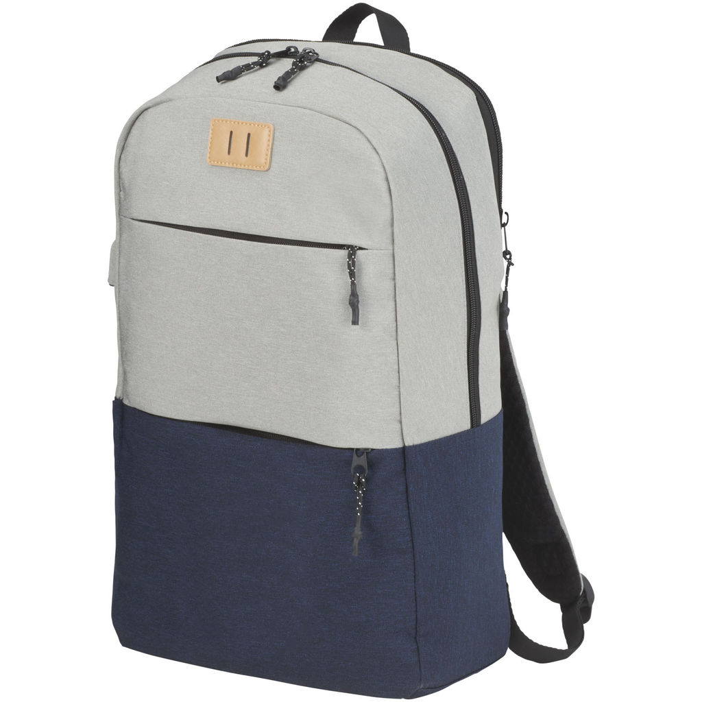 Рюкзак Cason для ноутбука , колір темно-синій, сірий