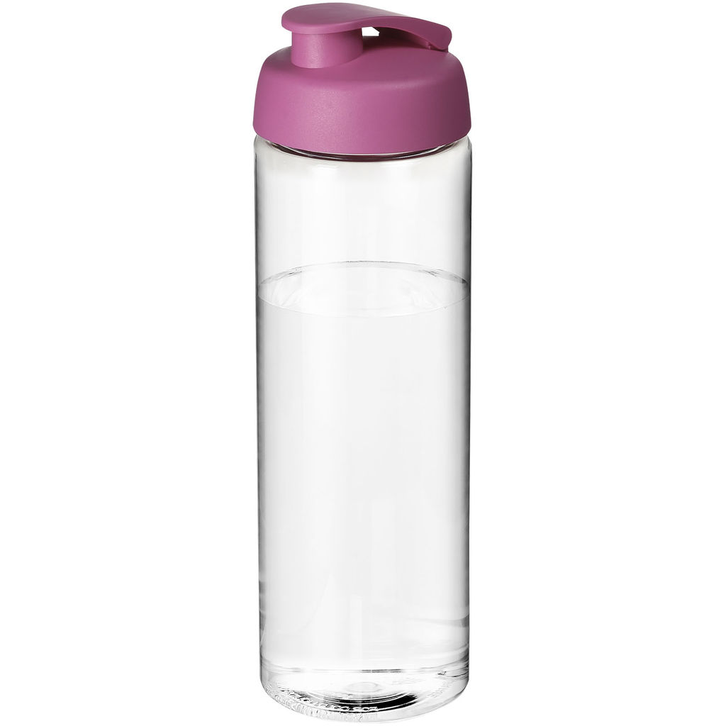 Пляшка спортивна H2O Vibe , колір прозорий, рожевий