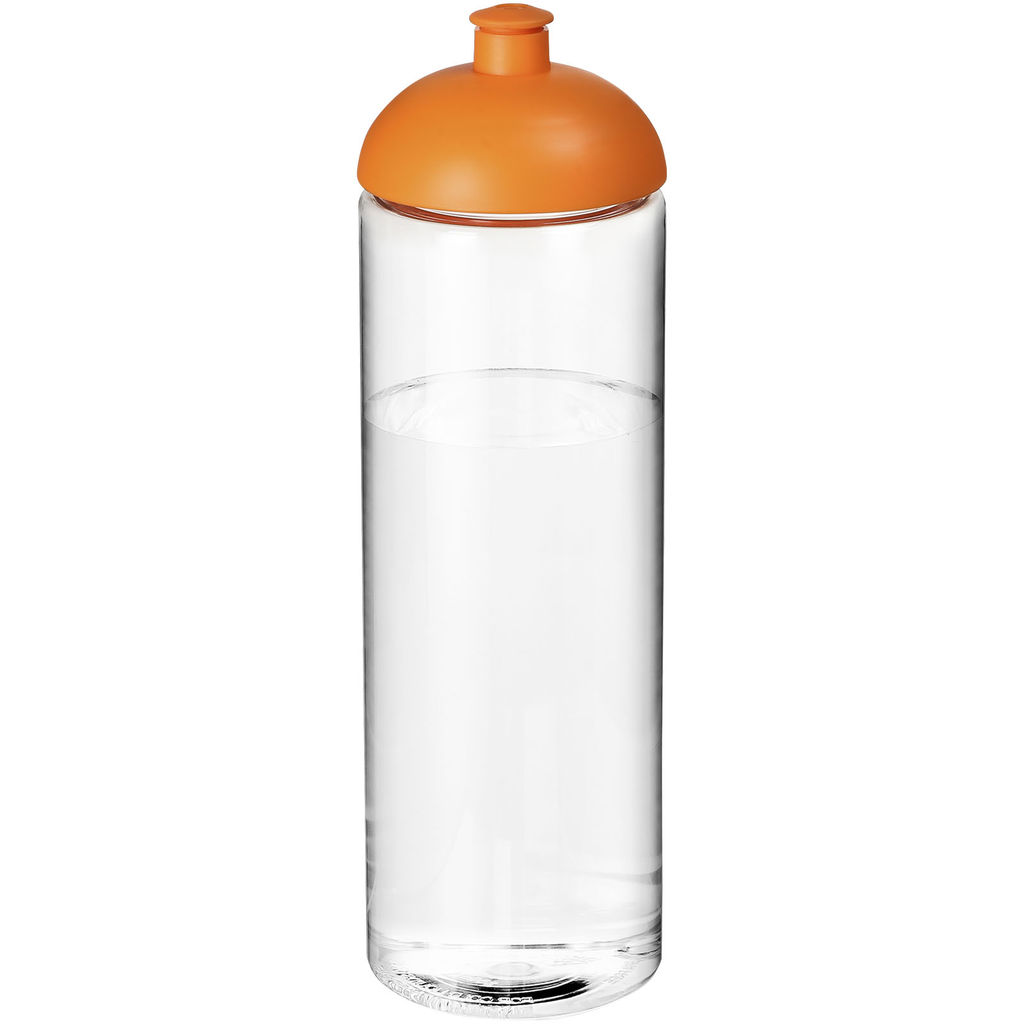 Бутылка спортивная H2O Vibe , цвет прозрачный, оранжевый