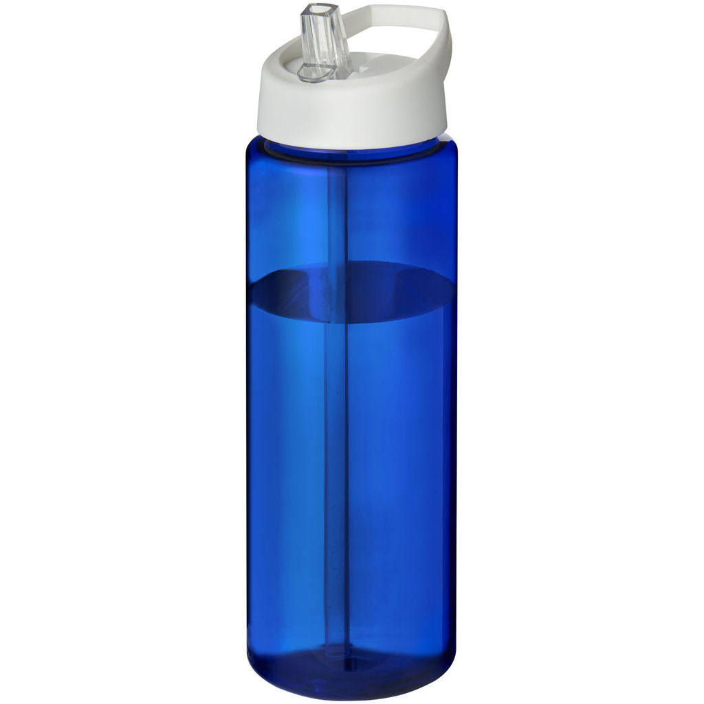 Пляшка спортивна H2O Vibe , колір синій, білий