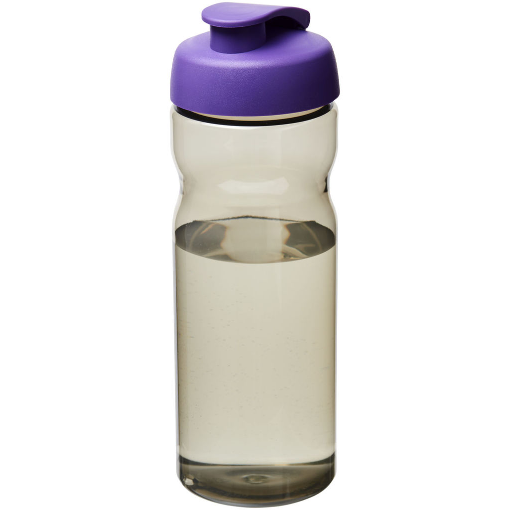 Пляшка спортивна H2O Eco , колір темно-сірий, пурпурний