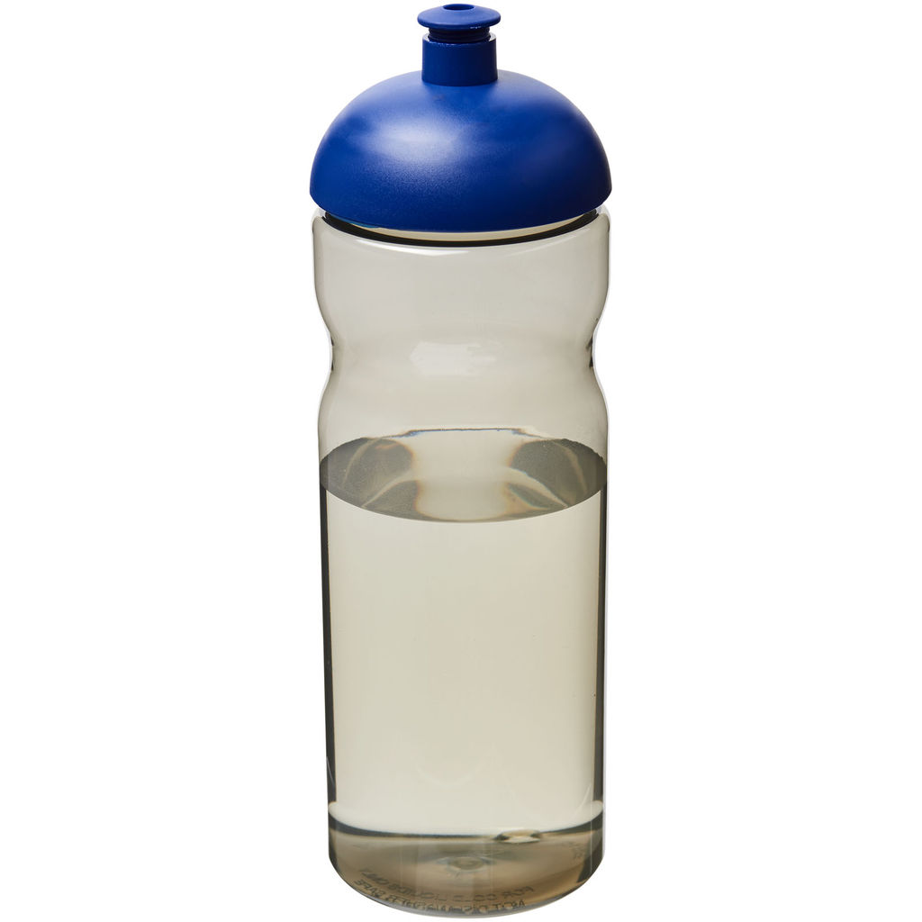 Пляшка спортивна H2O Eco , колір темно-сірий, яскраво-синій