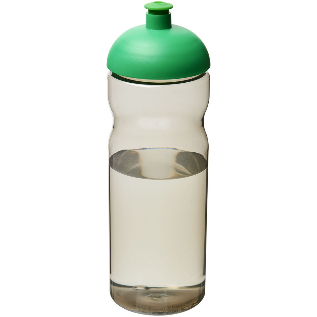 Пляшка спортивна H2O Eco , колір темно-сірий, зелений світлий