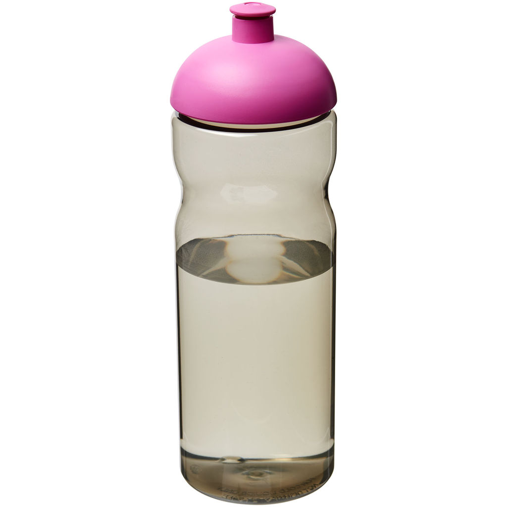 Пляшка спортивна H2O Eco , колір темно-сірий, фуксія