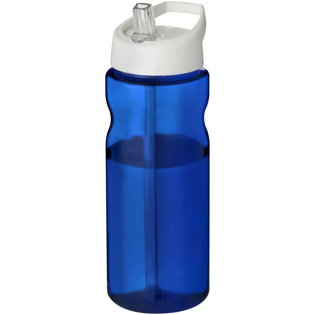 Пляшка спортивна H2O Eco , колір синій, білий