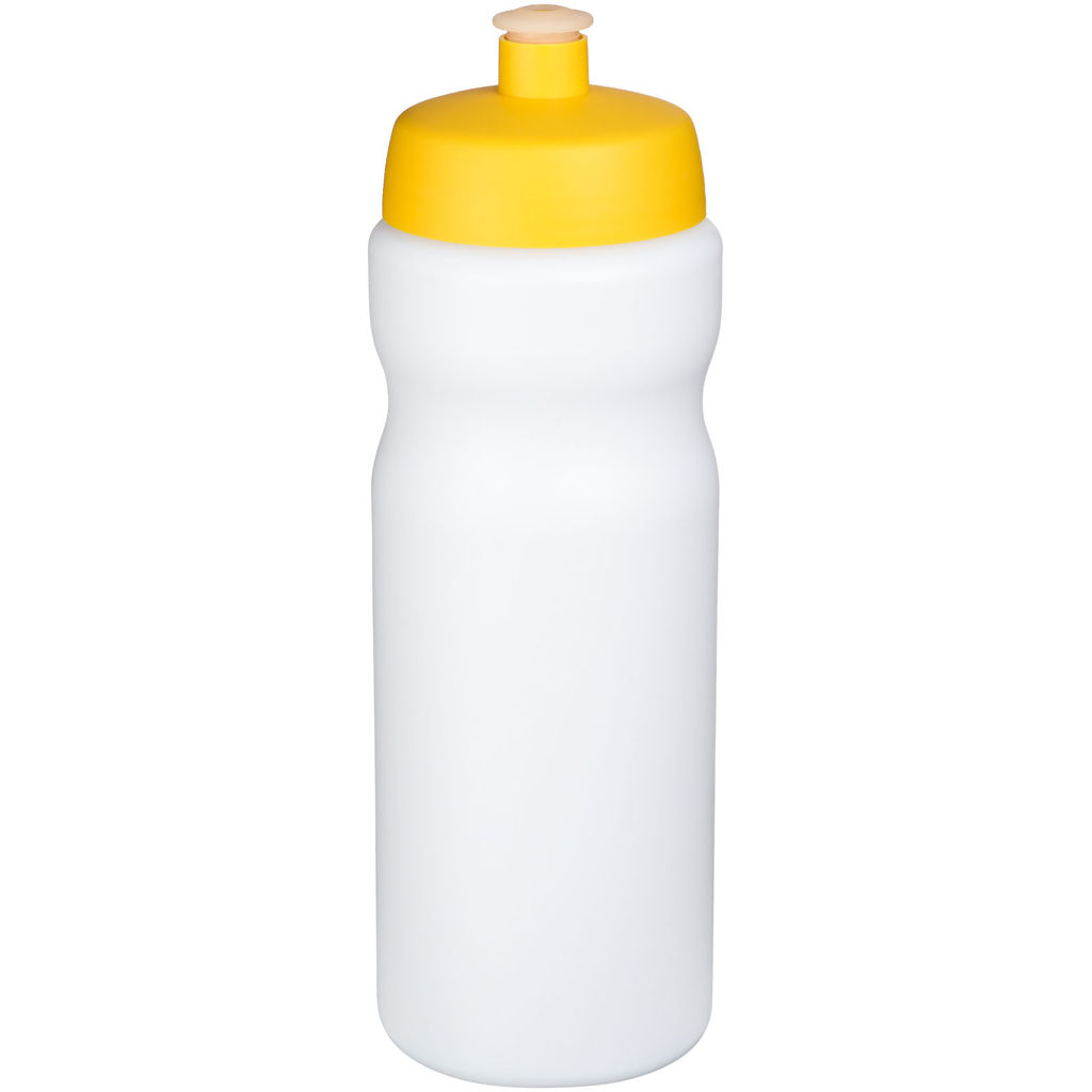 Пляшка спортивна Baseline Plus , колір білий, жовтий