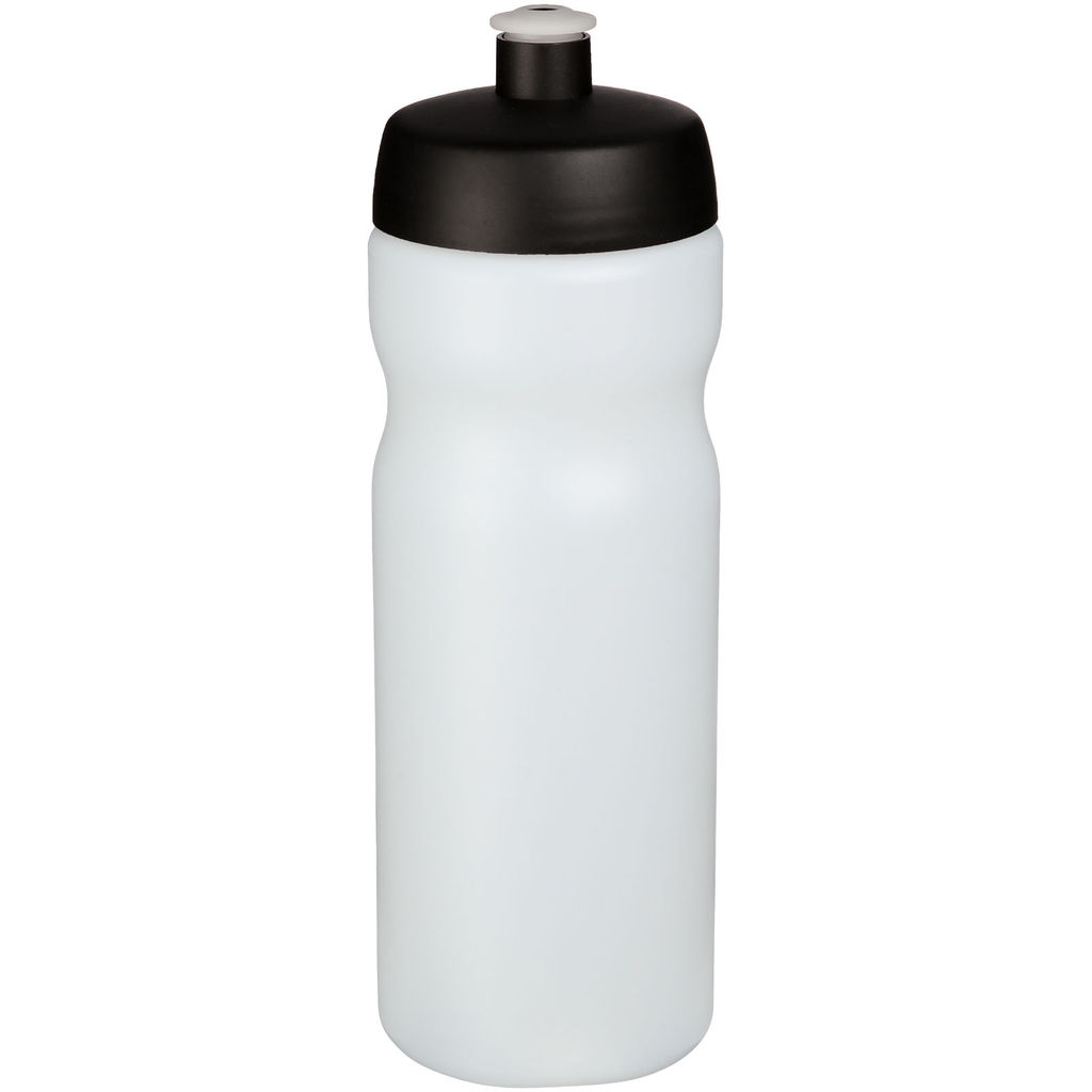 Пляшка спортивна Baseline Plus , колір прозорий, суцільний чорний