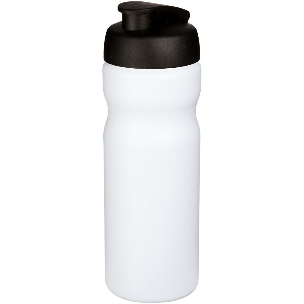 Бутылка спортивная Baseline Plus , цвет белый, сплошной черный
