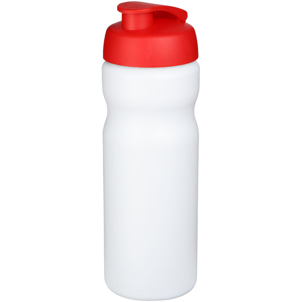 Пляшка спортивна Baseline Plus , колір білий, червоний