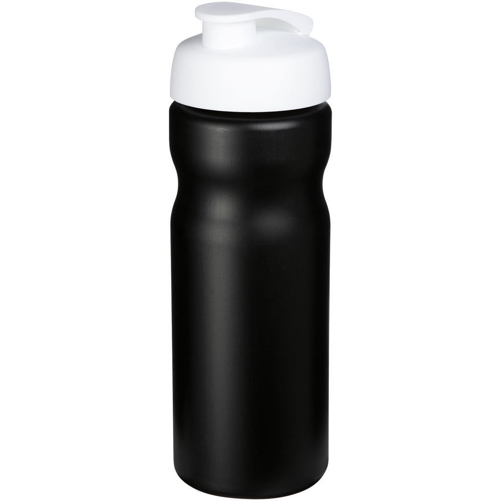 Бутылка спортивная Baseline Plus , цвет сплошной черный, белый