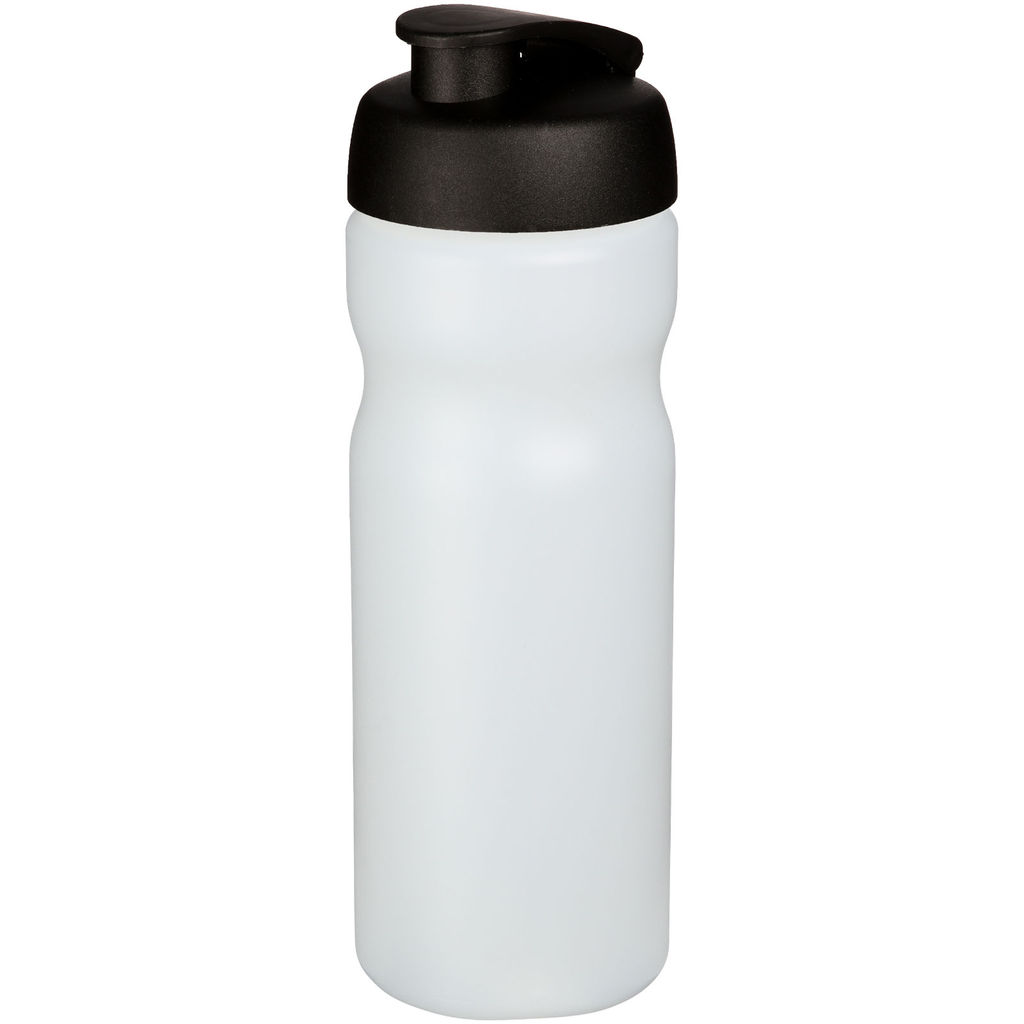 Бутылка спортивная Baseline Plus , цвет прозрачный, сплошной черный