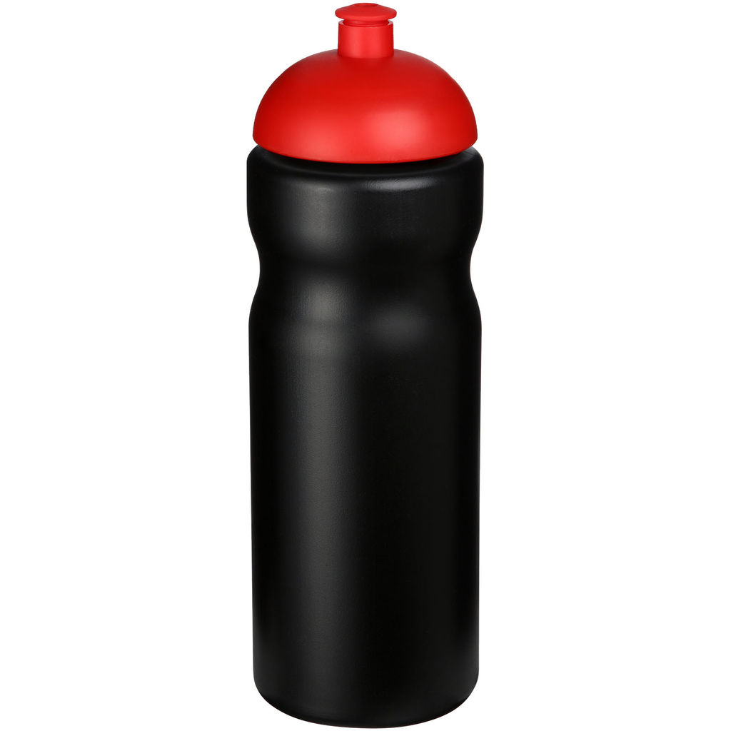 Пляшка спортивна Baseline Plus , колір суцільний чорний, червоний