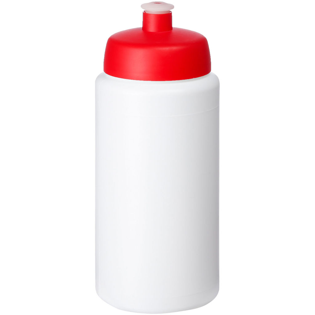 Бутылка спортивная Baseline Plus grip , цвет белый, красный