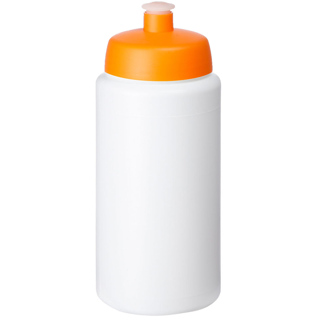 Пляшка спортивна Baseline Plus grip , колір білий, помаранчевий
