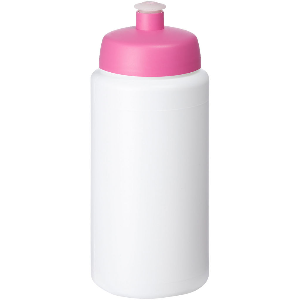 Пляшка спортивна Baseline Plus grip , колір білий, рожевий