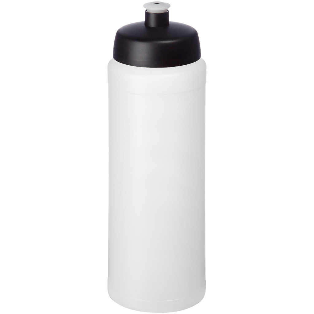 Бутылка спортивная Baseline Plus grip , цвет прозрачный, сплошной черный