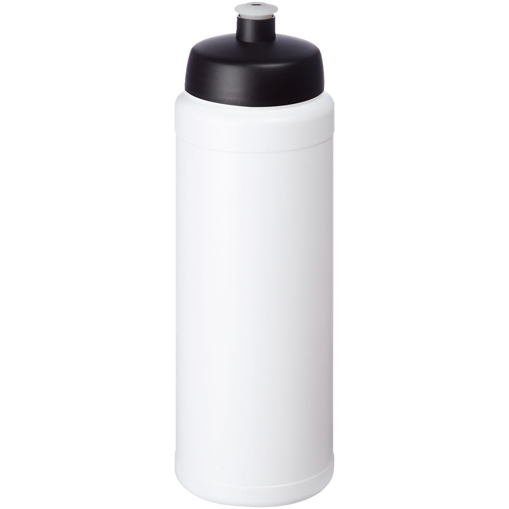 Пляшка спортивна Baseline Plus , колір білий, суцільний чорний