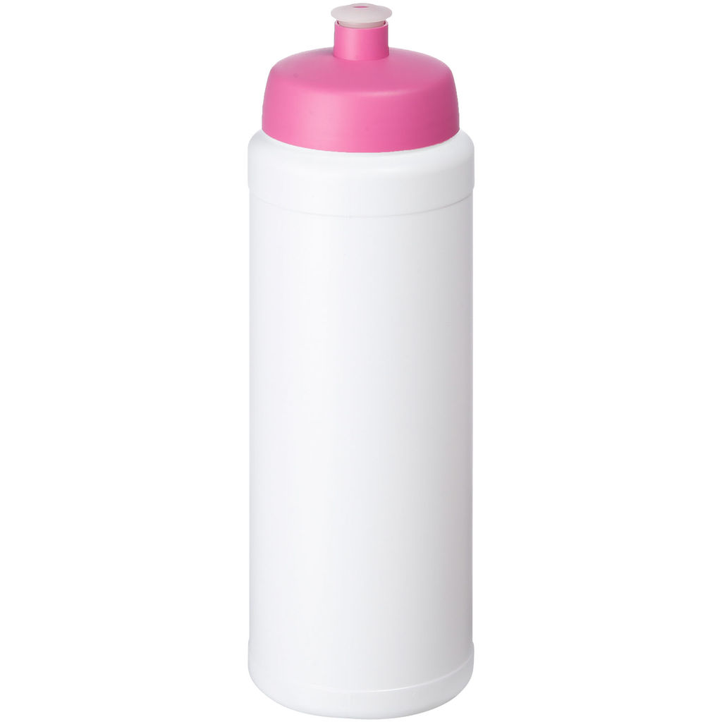 Пляшка спортивна Baseline Plus , колір білий, рожевий