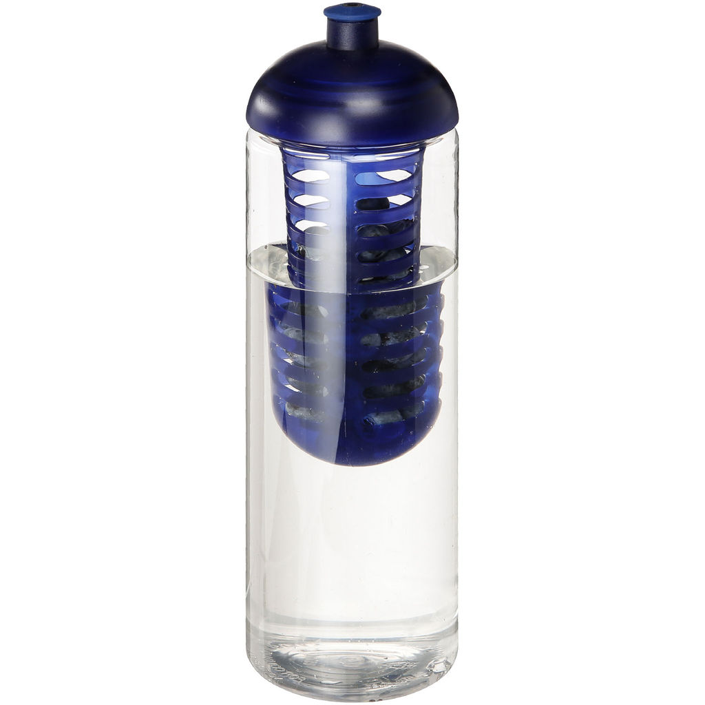 Бутылка H2O Treble , колір прозорий, синій