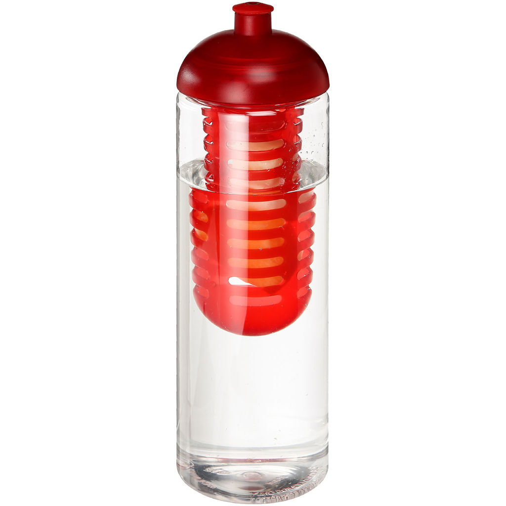 Бутылка H2O Treble , цвет прозрачный, красный