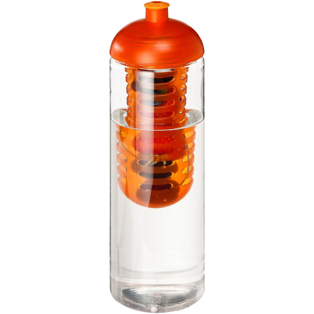 Бутылка H2O Treble , цвет прозрачный, оранжевый