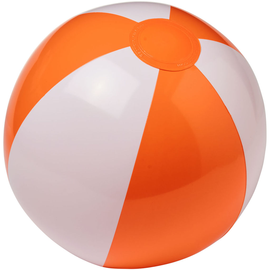 Мяч пляжный Palma, цвет белый, оранжевый