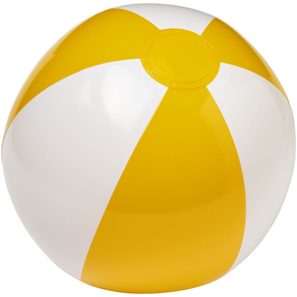 М'яч пляжний Palma , колір білий, жовтий