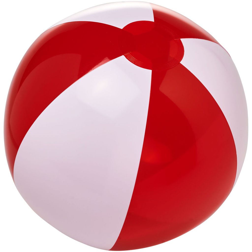 Мяч пляжный Bondi, цвет белый, красный
