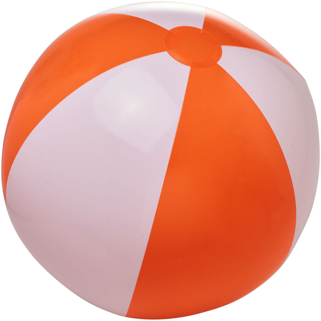М'яч пляжний Bora, колір помаранчевий, білий