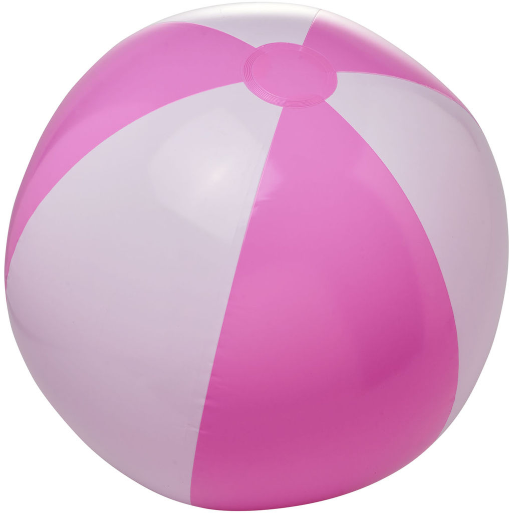 М'яч пляжний Bora, колір рожевий, білий
